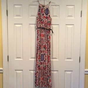 Long Multicolored sleeveless dress